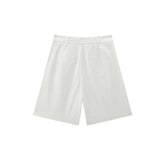 Women's Solid High-Waisted Shorts
